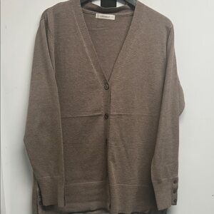 Emerald Tan Cardigan Sweater